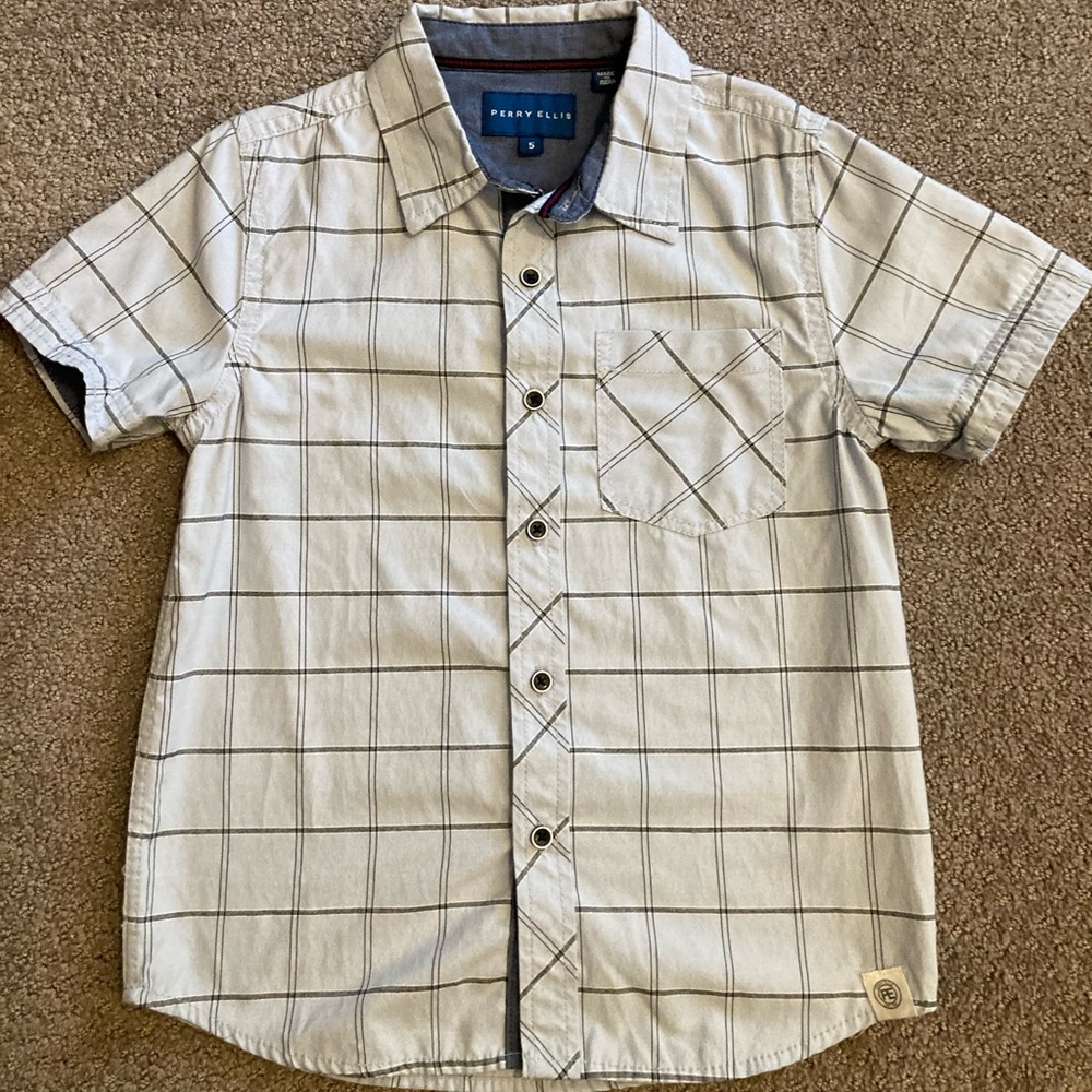 Boys size 5 button down